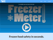 Tablet Screenshot of freezermeter.com